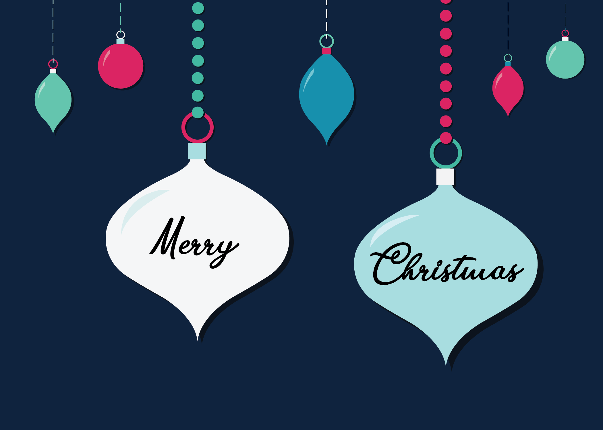 mockup of ornament card